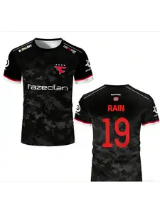 Csgo Faze 2026 Hot Team Summer Training Outfit Cs2 E-sports Club Training Quick Drying Balloon Shirt Parent-child T-shirt