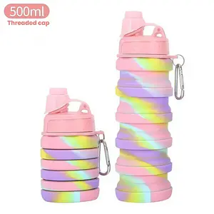 Large Folding Silicone Travel Cup – Portable Collapsible Sports Water Bottle, Big Capacity for Outdoor & Leisure