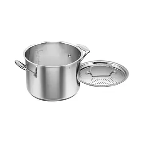 Cuisinart Chef's Classic 6 Qt. Stainless Steel Pasta Pot with Straining Cover, Durable Cookware for Kitchen Use, Cookware Kitchen