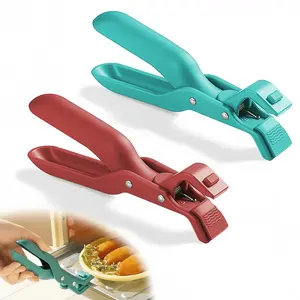 2Pcs Multi-Function Anti-Scald Bowl Clip.Hot Bowl Dish Plate Holder Gripper for Kitchen, Anti-Scald Tongs Clamp Holder for Pots, Bowls, Plates and Dishes,Essential Tools for the Kitchen