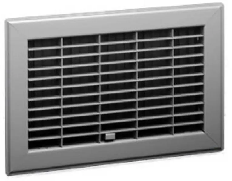 212 MAIN 8x10 in Brown Gravity Floor Register - Steel Bars, Heavy Duty Fan, Adjustable Damper, Floor Vent (American Metal Products 400B8X10 Model)