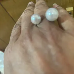 1 Piece Faux Pearl Decorated Asymmetrical Design Cuff Ring, Fashion Rings, Elegant Adjustable Ring For Women, Fashion Accessories For Party, Daily Clothing Decor