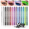 15-Color Mega Ultimate Colored Eyeliner Cosmetic Set - Bling Effect, Chic Pencil Makeup, Multi-Function Eye Shadow & Lipliner, Smooth Creamy Blendable Kit for Novices, Ideal for Friends & Family