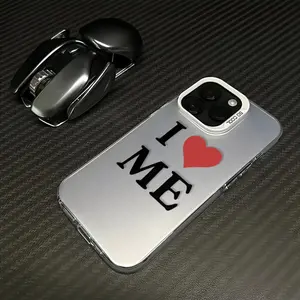 I Love Me Fashion TPU Laser Craft Phone Case foriPhone17/16/15/14/13/12/11 pro max plusSamsungS22/S23/S24/S25/S21FE PLUS ULTRA