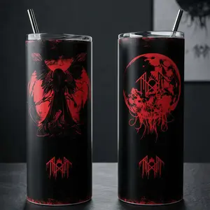 Rock Band 20oz 40oz Tumbler, Lover Sleep Token Tumbler Gift, Hot Cold Drink Cup, Gift For Fans Water Bottles Bottled