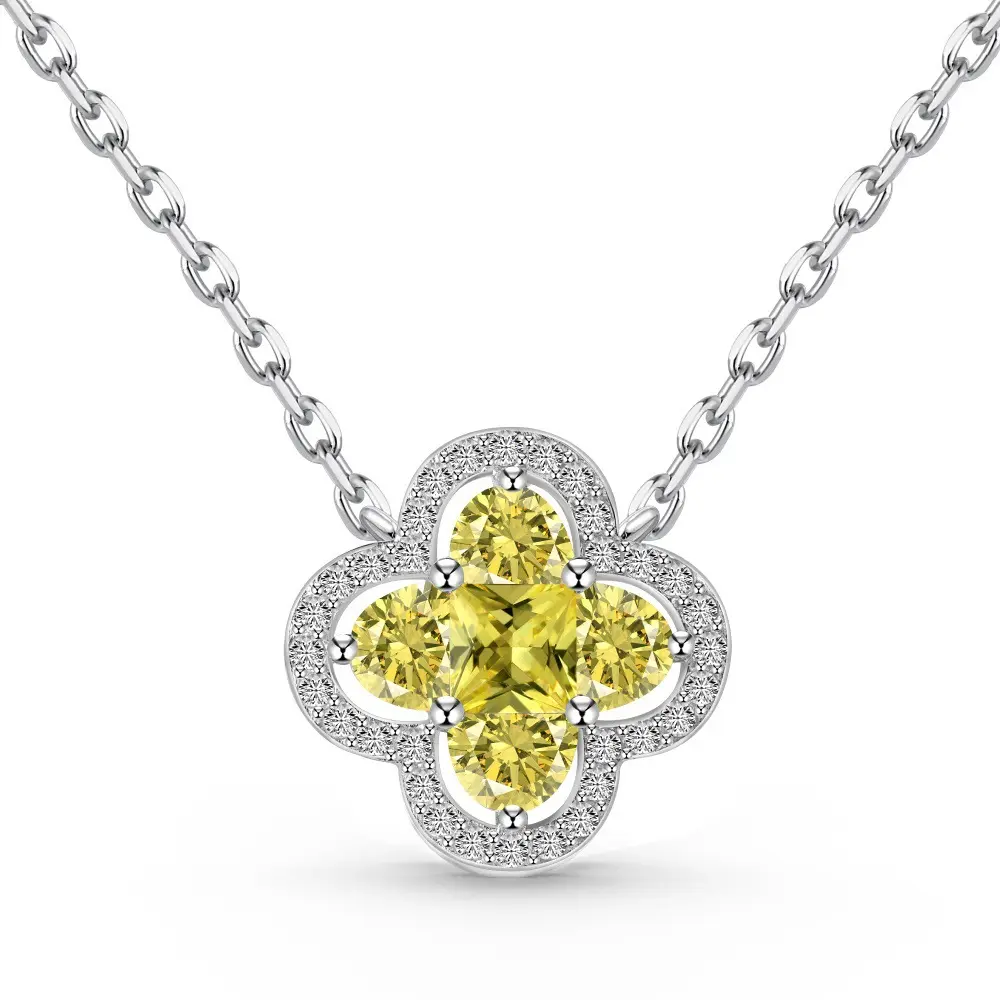 Platinum yellow diamond DY190714 S W HB