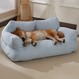 1 pet cat kennel Ice silk sofa kennel All seasons Dog sofa kennel Summer cool nest