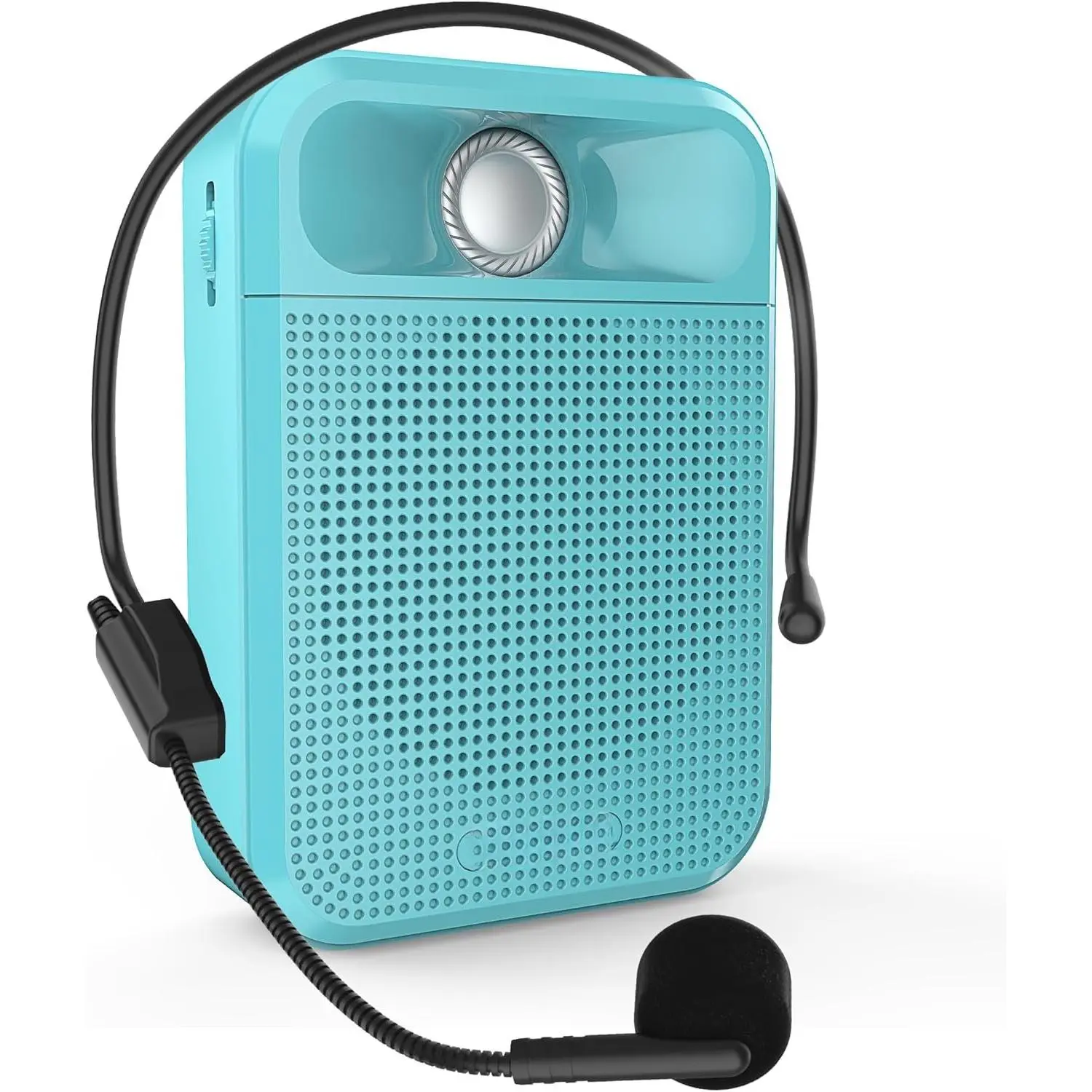 Voice Amplifier,  Portable Rechargeable Microphone Speaker with Headset and Waistband for Teachers, Classroom, Singing, , , Presentation, Tour Guide - Blue