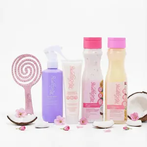 Milagros Kit antifrizz (5 Pack) Shampoo emergencia capilar milagro, biorepolarizador Milagro, tratamiento magia capilar milagro termoprotector anti friz y Cepillo antienredos milagro