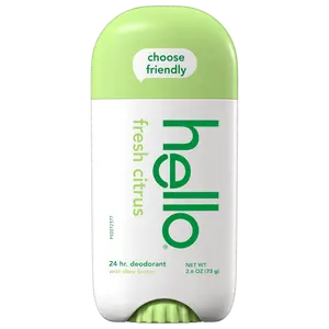 hello fresh citrus aluminum free deodorant with shea butter