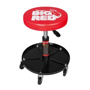 Big Red 8075602 4.5 in. Adjustable Pneumatic Creeper Seat with Tray