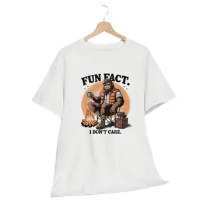 Funny Bigfoot I Don’t Care T-Shirt – Sarcastic Sasquatch Cryptid Design