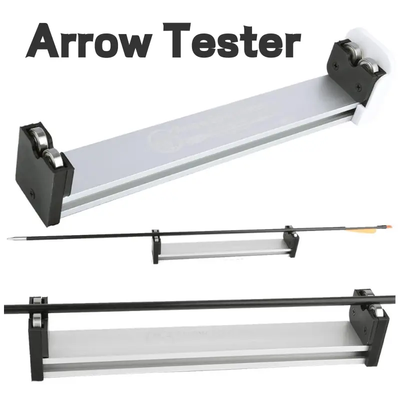 1pc Arrow Detector Double Roller Support Structure Hard, Not Deformable, Wear-resistant, Anti-collision, Adaptable to Multi-size Thick Arrow Rod, Archery Lovers Frequent Accessories Archery Practice Basic Accessories, Universal Fit, Bow Maintenance Access
