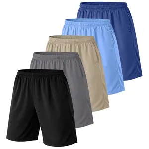 5-Pack Men's Classic Poly Tech Lounge Shorts (S-3XL)