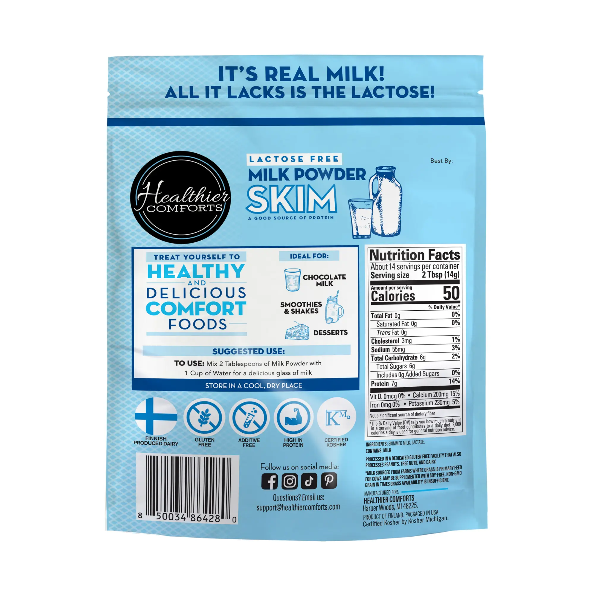 Lactose Free Skim Milk Powder - TikTok Shop
