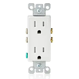Decora 15 Amp 125 V Tamper Resistant Duplex Outlet/Receptacle, White (10-Pack) T5325-WMP