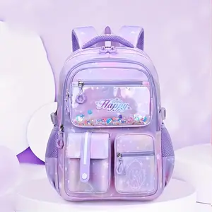 New School Student Backpack, Large Capacity Cute Backpack, Durable For Girls