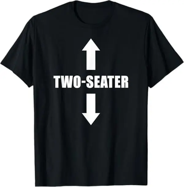 Vintage Two Seater Arrows Funny College Humor Shirt, Funny Mens T-Shirt, Sarcastic Shirt For Men, Funny Saying Shirts, Cool Gift for Him Graphic tees