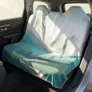Hahafelt Back Seat Cover with Storage Bag, Moisture Wicking Rear Bench Towel Backseat Cover Nonslip Rear Seat Protector for Cars SUV Van Trucks, Post Gym Workout Swimming Surfing Running Hiking Beach