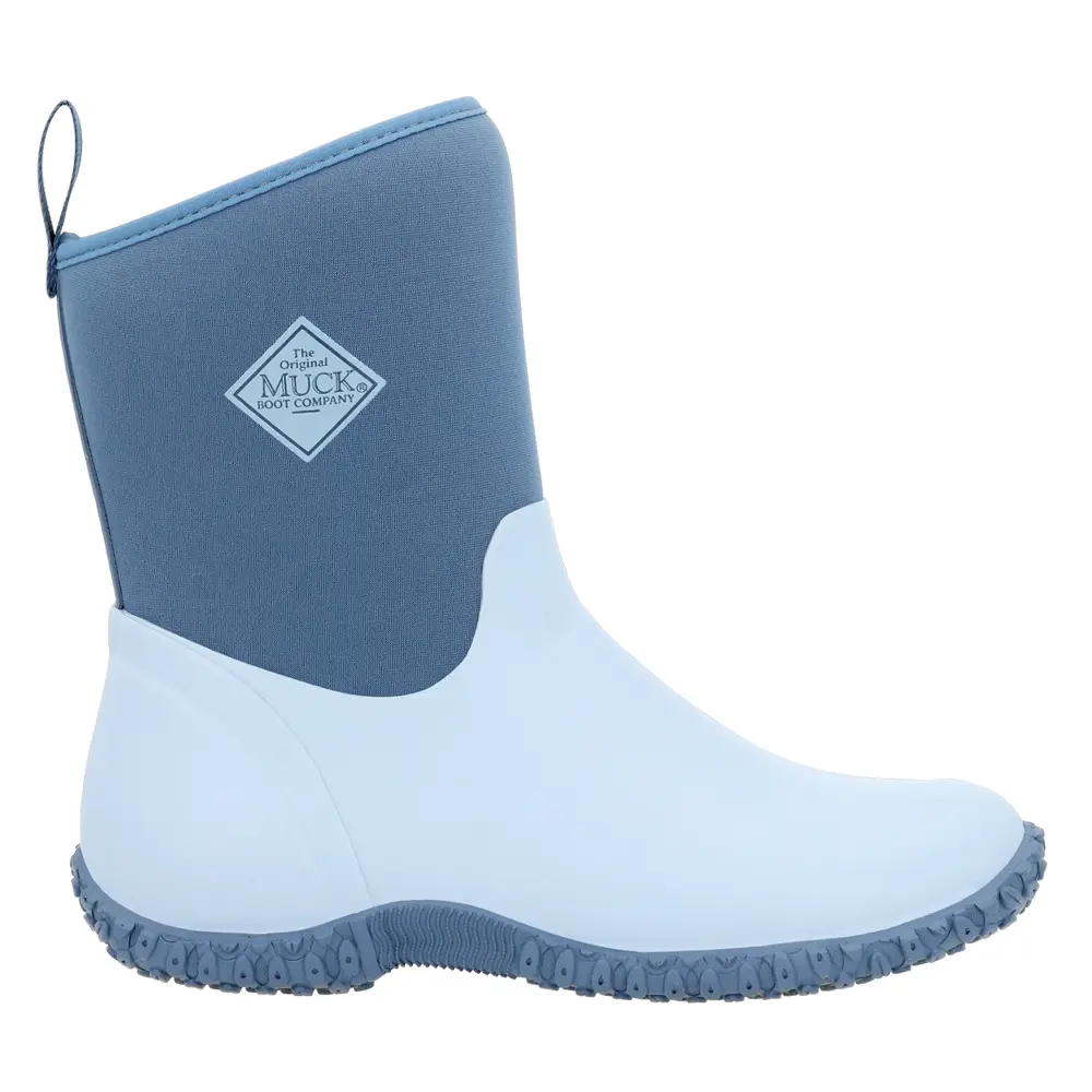 Muck Boot Womens Muckster Ii Mid Pull On Rain Casual Boots Mid Calf - Blue