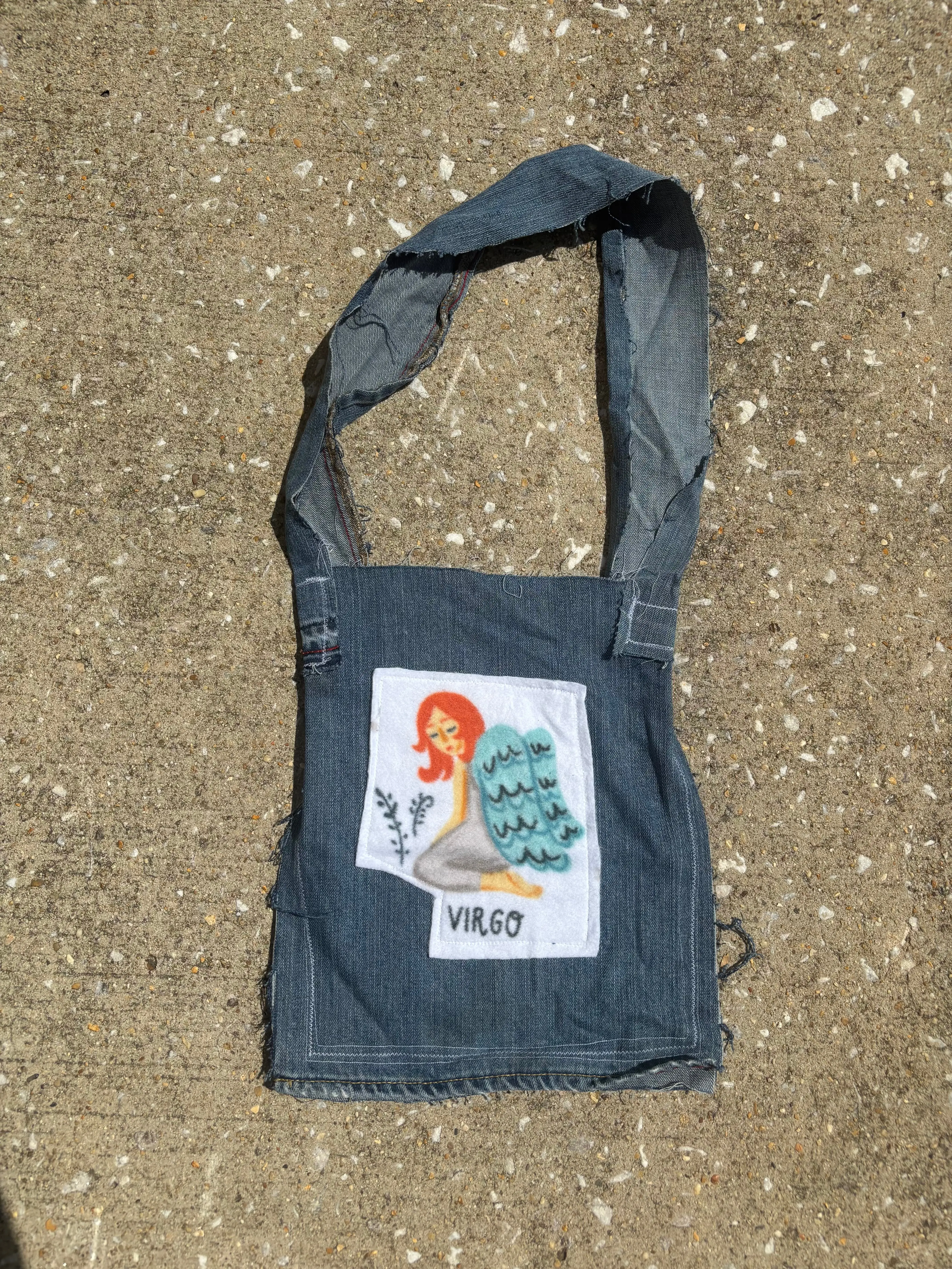 Virgo Denim Tote Bag
