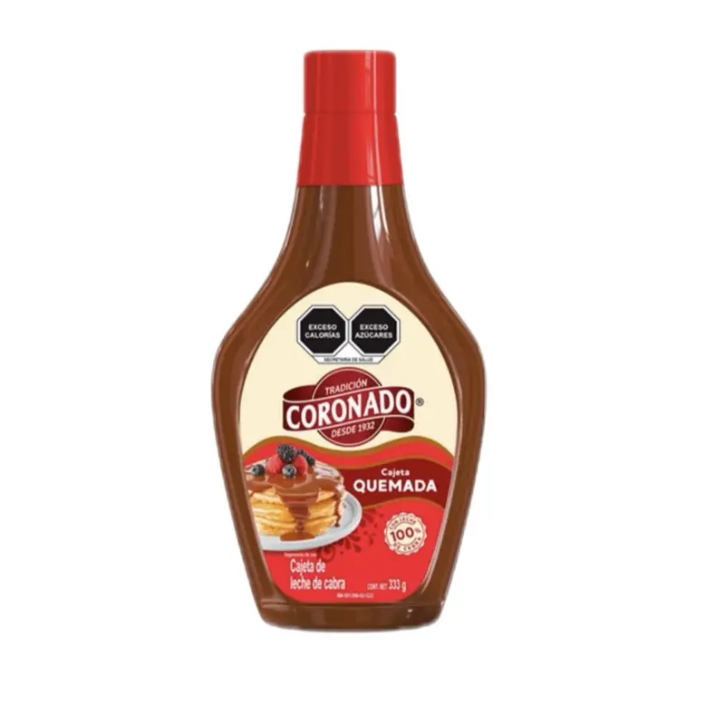 Coronado Tradición Coronado Cajeta Quemada 333g Rich Caramel Topping for Desserts and Snacks