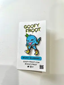 Bouncy Blueberry Enamel Pin