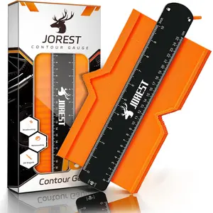 Essential Lockable Profile Gauge Ruler, Simple Shape Copier, Ideal for DIY Home Projects, Floor Installation, Cabinet Construction