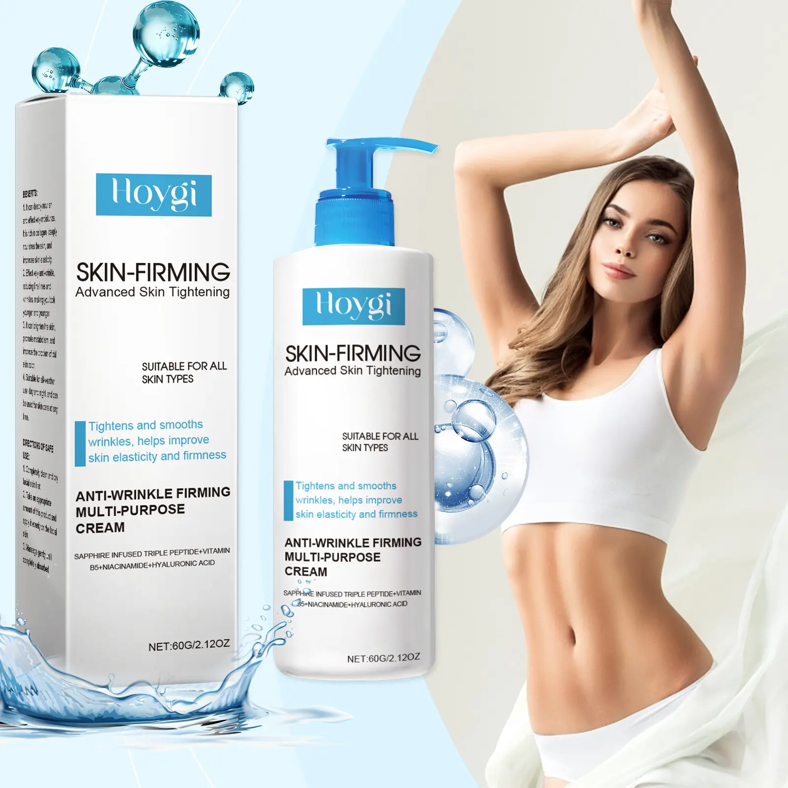 Facial & Body Moisturizing Serum-Lotion, Lightweight Hydrating Skincare for All Skin Types, Moisturizes, Boosts Comfort, Enhances Texture & Smoothness, Daily Face & Neck Care Item, Moisturize