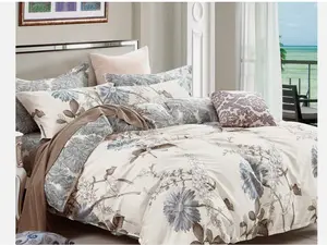 OPEN BOX ITEM: Daisy Silhouette 100% Cotton Bedding Set: 3pc Duvet Cover Set