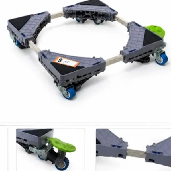 Adjustable Appliance Dolly Cart with 360° Swivel Wheels – Heavy Duty