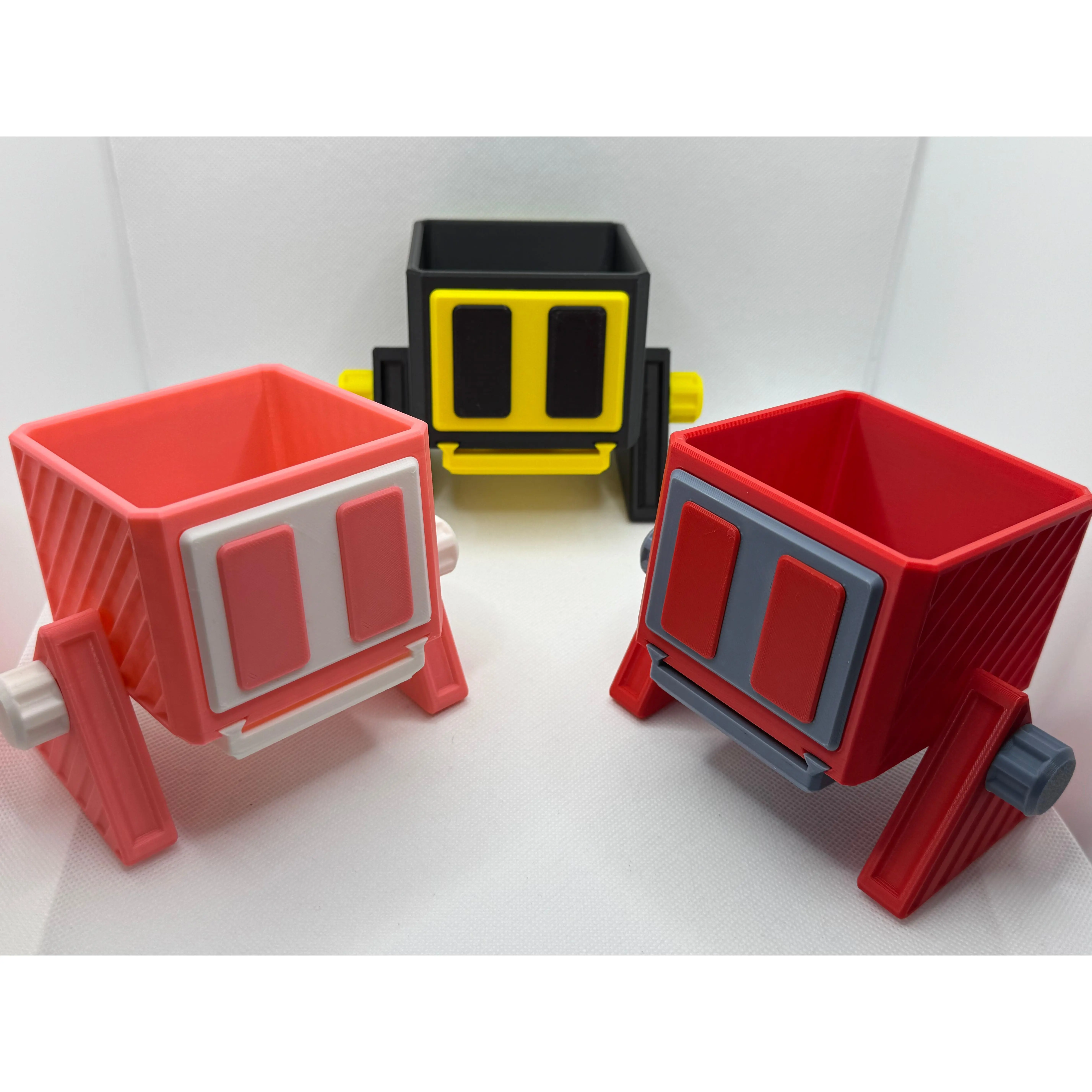 GrowBot: 3D-Printed Droid Planter for Your Green Companion!!!! Perfect for desk or windowsills -planter, pot, flower, cactus