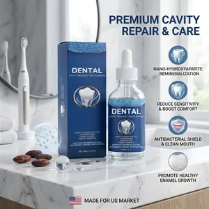 Enamel Repair Dental Serum | Sensitivity Relief Oral Care Liquid with Panthenol & Sodium PCA | Antibacterial & Teeth Strengthening Formula 60ml