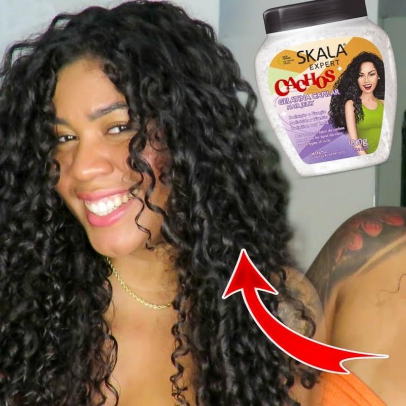 SKALA Expert Cachos Hair Jelly Gel for Curly Haircare Defined and frizz-free Treatment Hydration