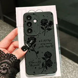 Polka Dot Rose Phone Case, Anti-Drop Shockproof Wear-Resistant Fashionable Durable Protection, Fits Multiple Models, Compatible with iPhone 11-17 Series