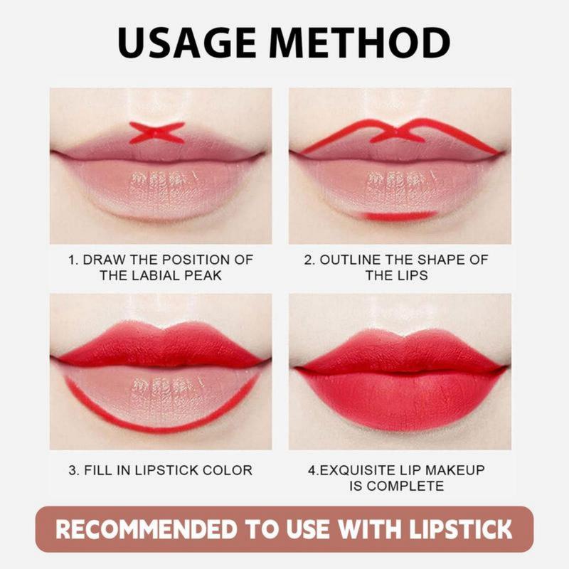 12pc Matte Lip Liner Kit: Waterproof, Longwear & Easy to Use | Define Lips Perfectly | Ideal Gift for Her | Bold/Nude Shades for Daily/Party Glossy Cosmetic
