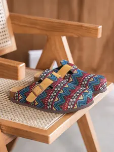 Unisex Boho Style Slip-On Sandals, Comfortable Walking & Hiking Shoes, Durable Design for All Seasons, Fashion Casual Footwear