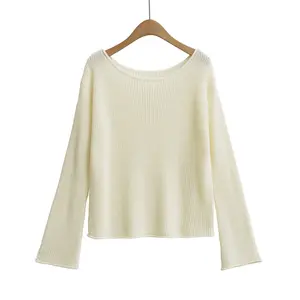 One shoulder top sweater
