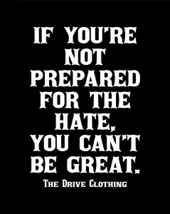 BE GREAT DECAL