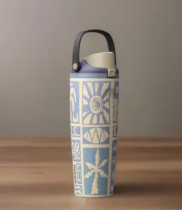Owala 30oz Water Bottle Vintage Surf Design – Limited Edition Birthday Beach Bash Collection