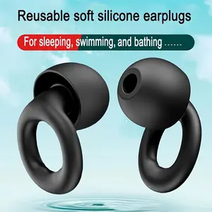 Soft Waterproof earplugs, suitable for sleep, swimming, traveling and bathing - ergonomically designed earplugs that fit comfortably and aid in sleep, suitable for water activities