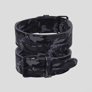 Gymreapers 10mm Single Prong Belt - Midnight Camo for Weightlifting and Strength Training