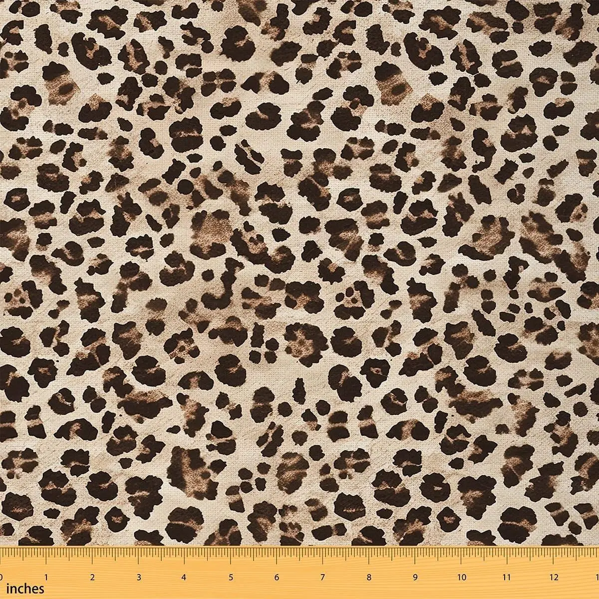 Brown Leopard Fabric Cheetah Upholstery Fabric Chairs Animal Print Decorative Women Men Safari Fabric Home DIY Projects Soft Flannel