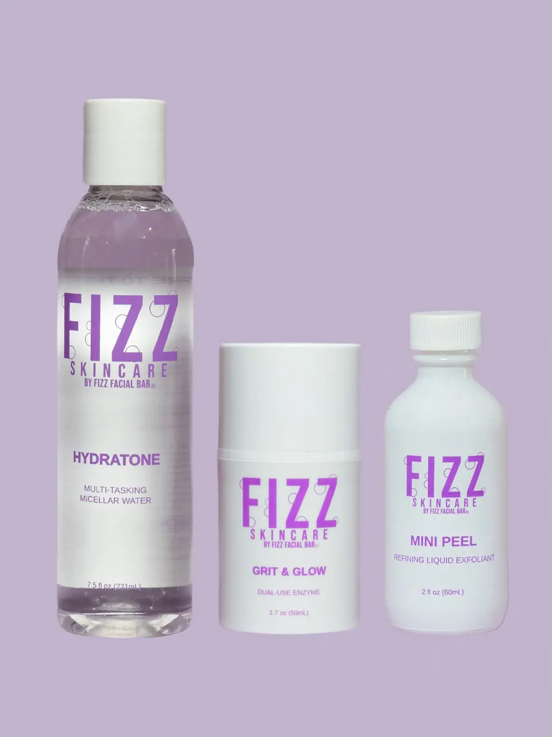Glow Trio - Mini Peel, HydraTone, Grit & Glow