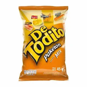 Frito Lay De Todito Snack Mix Individual Bag 45g Colombian Crunchy Variety Pack Tozineta, Doritos & Cheesetris