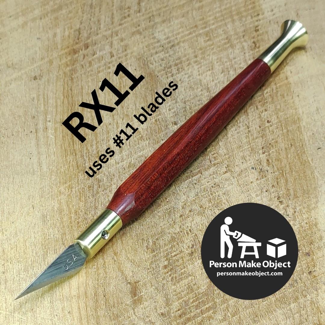 RX11 Craft Hobby Knife Tool for Precision Cutting-Bloodwood