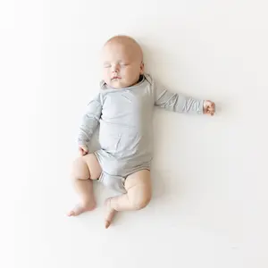 Long Sleeve Bodysuit in Storm