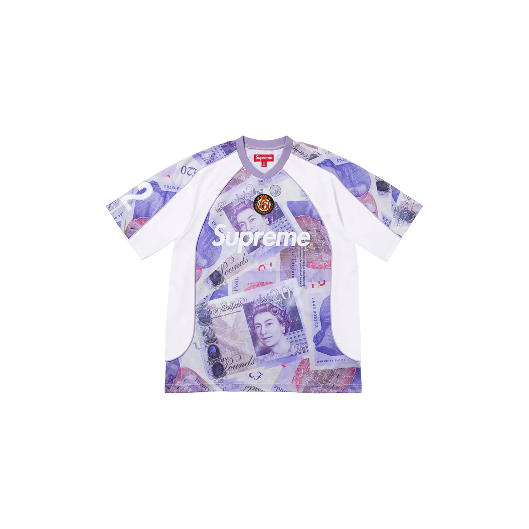 Pounds Soccer Jersey "FW25 - White" SU26688