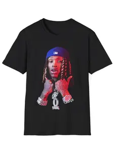 King Von American Rap Singer Hip-Hop Style T-Shirt, Streetwear Fashion Trendy, Casual Fitted Long Sleeve Tee, Unisex Clothing