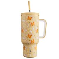 flowers and butterflies